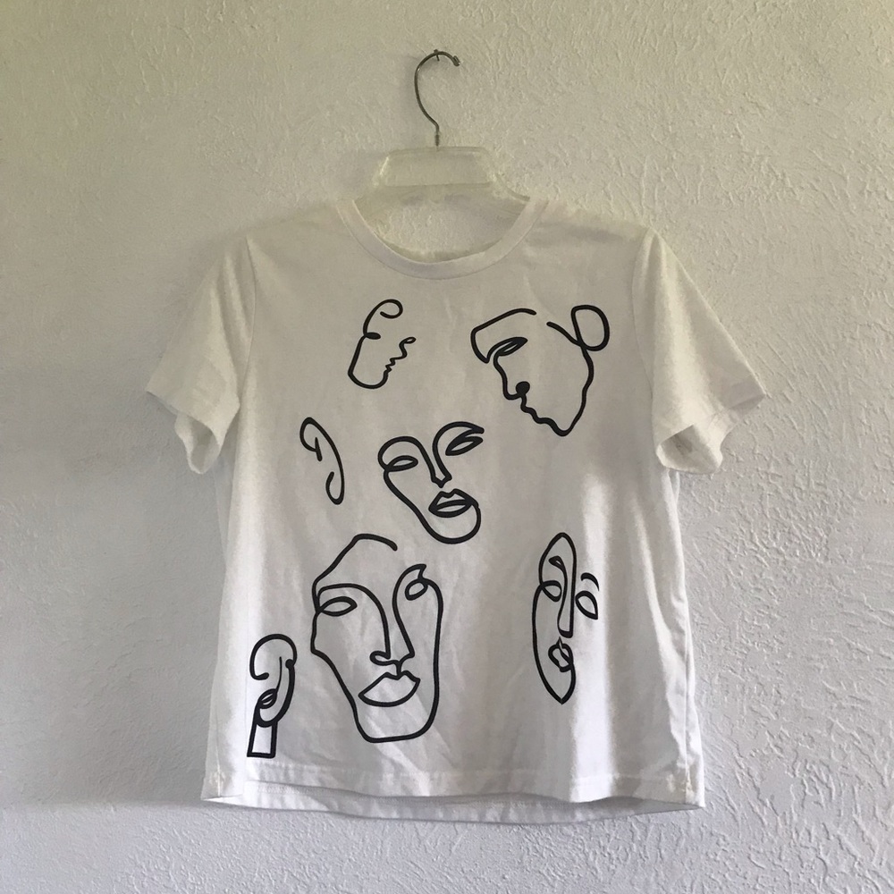 Abstract faces T-shirt 🌟